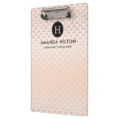 Luxe Monogram Roos Gold Klembord (Links)