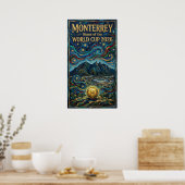 Luxe Monterrey Voetbal Kunst 2026 Stadions Poster (Keuken)