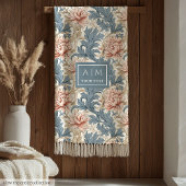 Luxe Morris geïnspireerde custom name deken