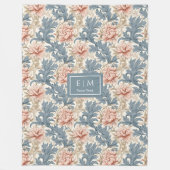 Luxe Morris geïnspireerde custom name deken (Voorkant)