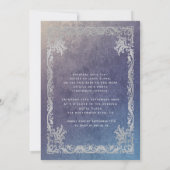 luxe mousserende kleding tiara Quinceañera Kaart (Achterkant)