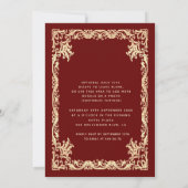 luxe mousserende kleding tiara Quinceañera Kaart (Achterkant)