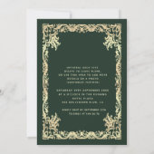  luxe mousserende kleding tiara Quinceañera Kaart (Achterkant)