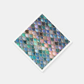 Luxe multicolor Glitter Mermaid Scales Servet (Hoek)