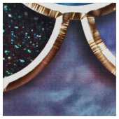 Luxe multicolor Glitter Mermaid Scales Stof (Close Up)