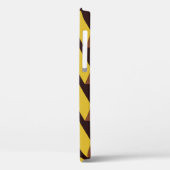 Luxe naadloos zigzagpatroon Case-Mate iPhone case (Achterkant / Links)