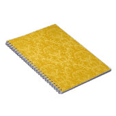 Luxe naadloze gouden bloemkool notitieboek (Rechterzijde)