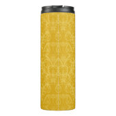 Luxe naadloze gouden bloemkool thermosbeker (Achterkant)