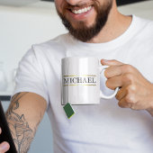 Luxe naambalk koffiemok