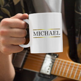 Luxe naambalk koffiemok