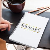 Luxe naambalk notitieboek