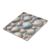 Luxe Nautilus Decor | Opal Schelpen Strandhuis Tegeltje (Zijkant)