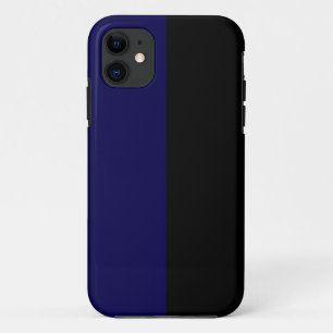 Luxe Navy en Zwart iPhone Cases