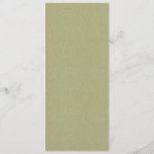 LUXE NAVY FAUX GOLD KRAFT ELEGANT ROOS FLORAL MENU (Achterkant)