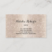 Luxe Navy & Gold House Schoonmaak Service Spray Visitekaartje (Achterkant)