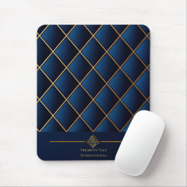 Luxe Navy Goud Executive Muismat