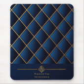 Luxe Navy Goud Executive Muismat (Voorkant)