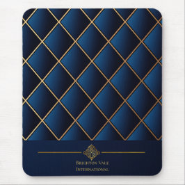 Luxe Navy Goud Executive Muismat