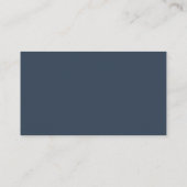 Luxe Navyblauw | Trouwwebsite QR-code Informatiekaartje (Achterkant)