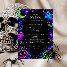 Luxe Neon Halloween-viering
