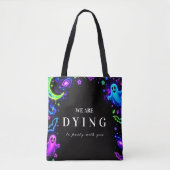 Luxe Neon Halloween-viering Tote Bag (Voorkant)