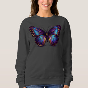 Luxe Neon Vlinder Dames Trui
