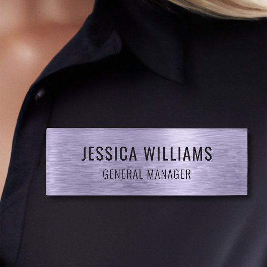Luxe Nepparel Borstel Lavendel Modern Professionee Naambadge
