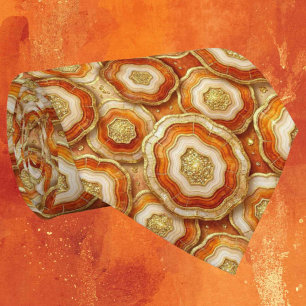 Luxe Nepzijde Roest + Goud Geode Heren Zijden Kn Stropdas