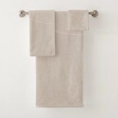 Luxe neutrale beige abstract bad handdoek (Insitu)