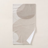 Luxe neutrale beige abstract bad handdoek (Handdoek)