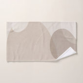 Luxe neutrale beige abstract bad handdoek (Handdoek)