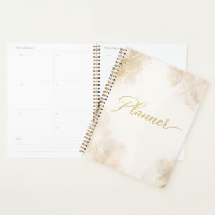 Luxe neutrale dagelijkse planner