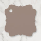 Luxe neutrale favor-tagtemplate bedankjes labels (Voorkant)