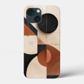 Luxe neutrale geometrische esthetische iPhone 13 M Case-Mate iPhone Case (Achterkant)
