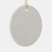 Luxe neutrale kerstversiering keramisch ornament (Rechts)