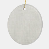 Luxe neutrale kerstversiering keramisch ornament (Links)