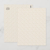 Luxe neutrale postkaarten | Elegante minimalistisc (Voorkant / Achterkant)