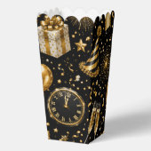 Luxe Nieuwjaarsviering Patroon Popcorn Bedankdoosjes (Achterkant)