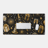 Luxe Nieuwjaarsvieringspatroon Bureaumat (Keyboard & Muis)