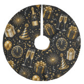 Luxe Nieuwjaarsvieringspatroon Kerstboom Rok (Voorkant)