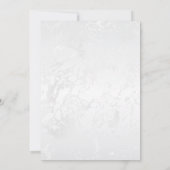 Luxe Nikkah Huwelijksuitnodiging | Hydrangeas Kaart (Achterkant)