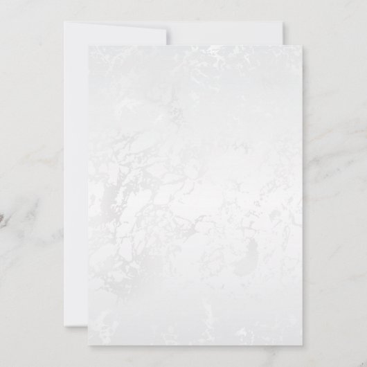 Luxe Nikkah Huwelijksuitnodiging | Hydrangeas Kaart (Achterkant)