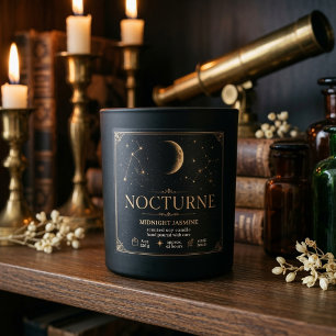 Luxe Nocturne Hemelse Kaars Middernachtjasmijn Vierkante Sticker