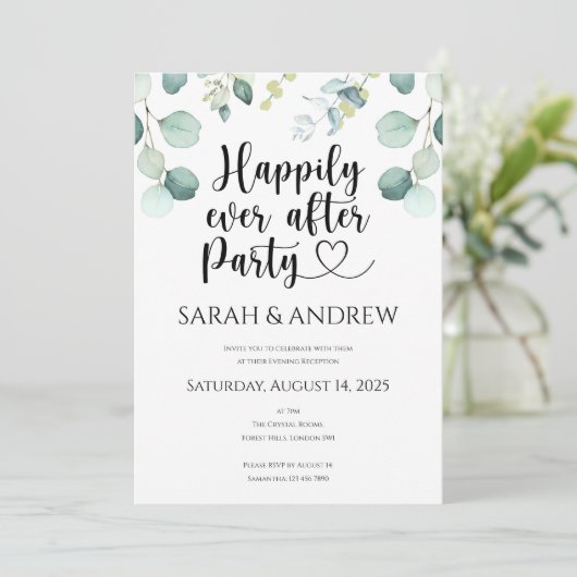 Luxe nog lang en gelukkig na een feestbruiloft euc kaart (Staand voorkant)