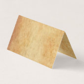 Luxe nostalgische oude papieren look Professional Visitekaartje (Achterkant)