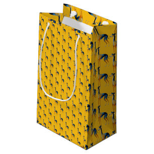 Luxe olieverfschildering Greyhound-patroon Klein Cadeauzakje