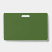 Luxe Olijfgroene Minimalistische Event Badges (Achterkant)