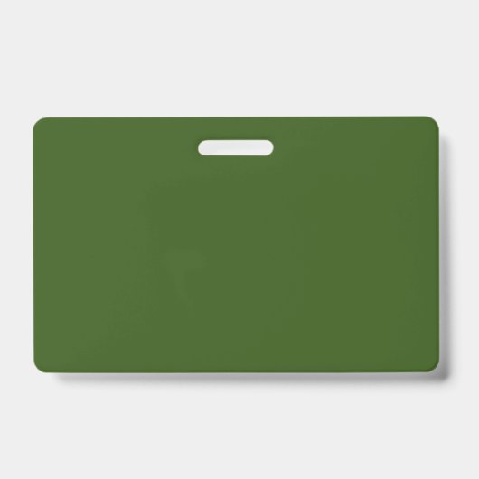 Luxe Olijfgroene Minimalistische Event Badges (Voorzijde)