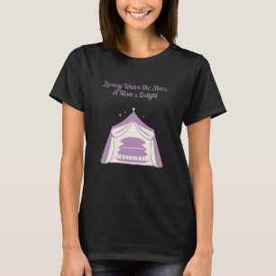 Luxe onder de sterren Glamping Moeders Genot T-shirt