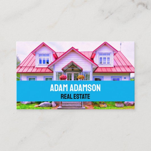 Luxe onroerend goed (QR Code) Beste Huizenmakelaar Visitekaartje (Voorkant)